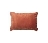 Coussin Déhoussable 40x60cm Velours de Coton Coloris Terracotta - HARRIS - ALTOBUY