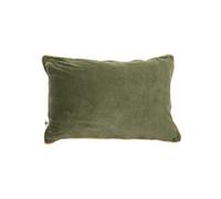Coussin Déhoussable 40x60cm Velours de Coton Coloris Thym - HARRIS - ALTOBUY Vert