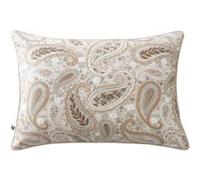 Coussin déhoussable 40x60cm velours imprimé cachemire coloris beige - VALESIA - ALTOBUY