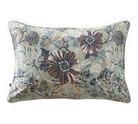 Coussin déhoussable 40x60cm velours imprimé floral coloris vert céladon - ISABEL - ALTOBUY Vert