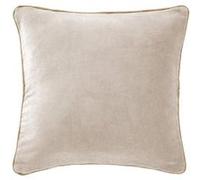 HARRIS - Coussin Déhoussable 45x45cm Velours de Coton Coloris Pampa - Altobuy G