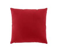 Coussin dehoussable compresse 45 x 45 cm coton/polyester recycle grs twily Rouge