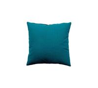 - Coussin déhoussable en coton PANAMA - 60 x 60 cm - Bleu canard - Panama