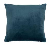 Coussin déhoussable en Flanelle 38 x 38 cm ""Ollis"" - Ollis Bleu Egéen -