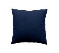 - Coussin uni effet Bachette déhoussable - 40 x 40 cm - Bleu Marine