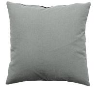Coussin déhoussable uni en coton Gris clair 60x60 cm