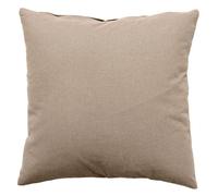 Enjoy Home - Coussin uni effet Bachette déhoussable - 60 x 60 cm - Taupe Taupe