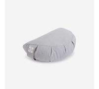Coussin demi-lune de yoga et méditation, gris