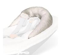 Coussin demi lune pour siège coque Weber dans remorque vélo ( Gris )