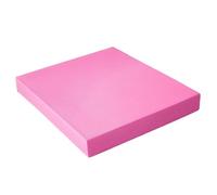 Coussin d'équilibre anti-déchirure pour la méditation et l'entraînement en intérieur, rose, 40 x 33 x 5 cm