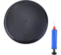 Coussin D'équilibre,Coussin Gonflable,Coussin D'assise Ballon avec Pompe,Coussins de Stabilité 33cm,Disque D'équilibre,pour Le Yoga,pour Core Training,Fitness,Entraînement d’agilité,Gymnastique,Noir