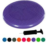 Coussin d'équilibre et d'assise gonflable MOVIT - Violet - Pour exercices de renforcement et posture