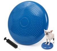 Coussin d'équilibre for l'entraînement de force des jambes canines - Surface texturée for améliorer la stabilité physique et debout