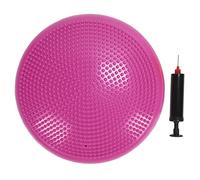 Coussin d'équilibre professionnel pour le yoga, coussin de massage gonflable pour la stabilité, pour l'entraînement physique, la rééducation et le yoga, matériau PVC (Rouge) (Violet) (Bleu) (Rosé)