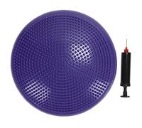 Coussin d'équilibre professionnel pour le yoga, coussin de massage gonflable pour la stabilité, pour l'entraînement physique, la rééducation et le yoga, matériau PVC (Rouge) (Violet)