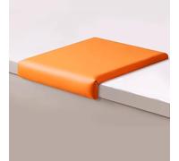 Coussin d'escalier d'intérieur en mousse haute densité antidérapant pour escaliers en bois - Marchepieds antidérapants pour lire et jouer en toute sécurité - Couleur orange parfait pour la sécurité à