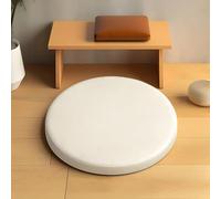 Coussin d'extérieur 12 Pouces. Le Coussin de siège Rond est rempli de Mousse à mémoire de Forme, fabriqué en Cuir, Facile à Nettoyer et doté de Particules antidérapantes. Convient pour Les c