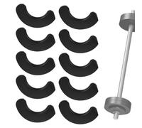 Coussin d'haltères, coussin d'haltères | Tampons haltères protecteurs 10x pour haltères | Accessoire d'équipement d'exercice, fournitures de fitness à domicile pour rack