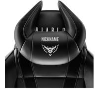 Coussin - DIABLO CHAIRS - Diablo X-Horn - Noir - Déhoussable - Intérieur