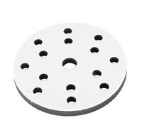 Coussin d'interface en éponge souple de 150 mm de diamètre pour tampons de ponçage Matériau éponge de haute qualité avec fonction tampon pour machines de polissage pneumatiques et (6 inches 15 holes)