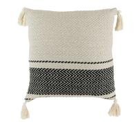 The Home Deco Factory - Coussin d'intérieur Berbère - L. 40 x H. 40 cm - Beige Beige