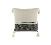 The Home Deco Factory - Coussin d'intérieur Berbère - L. 40 x H. 40 cm - Beige Beige