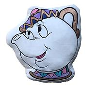 Coussin Disney Madame Samovar - Coussin Confortable et agréable à serrer - Motif : Madame Samovar - Cadeau pour Fan et Passionné - Qualité Supérieure - Dimensions 40 cm x 40 cm