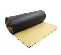 Coussin d'isolation Mousse Acoustique Pour Plancher De Voiture 200 X 50 Cm 5 Mm 8 10 ,76 Pieds Carrés Tapis Insonorisant Pour Hayon Noir D’Isolation Acoustique pour Voitures(10mmx50x100cm)