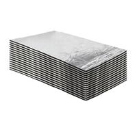 Coussin d'isolation phonique pour voiture, en coton, multi-usages, auto-adhésif, mousse à cellules fermées, feuille d'aluminium Isolation Voiture Pad(20PCS)