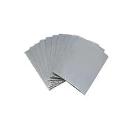 Coussin d'isolation Tapis En Coton Insonorisant Pour Capot Moteur 5 Mm Feuille D'aluminium Pare-feu Coussinets Anti-bruit Capot Bouclier Thermique(50pcs)