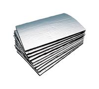 Coussin d'isolation thermique pour moteur Coton d'isolation phonique et thermique utilisé dans la voiture, température de bruit 30/50/80/100 Hojas 25x18cmx5mm(100pcsA)