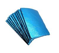 Coussin d'isolation thermique pour moteur Coton d'isolation phonique et thermique utilisé dans la voiture, température de bruit 30/50/80/100 Hojas 25x18cmx5mm(50pcsC)