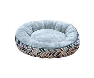 Coussin donut classique pour chien Nobby Pet Tonis Bleu 50x15 cm