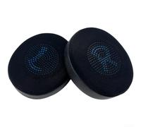 Coussin d'oreille en mousse de qualité supérieure pour Jabra Evolve2 40 pour MS et pour Elite 45h - Couvre-oreilles en éponge haute densité pour isolation phonique - Coussinets en cuir protéiné 100 x