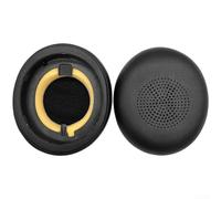 Coussin d'oreille en mousse pour casque sans fil Jabra Evolve2 40MS 65UC pour casque sans fil Elite 45h - Couvertures en éponge haute densité - 100 x 25 mm (B)