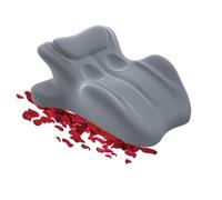 Coussin d'oreiller pour Couple à 27 °, Coussin de Confort, oreillers compensés en Mousse à mémoire de Forme pour Le Soutien, Housse Amovible, pour s'asseoir, Lire et se prélasser Gray