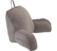 Coussin dorsal confortable pour s'asseoir au lit, avec poche pour téléphone portable, télécommande
