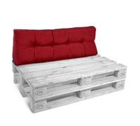 Coussin dorsal Coussin pour palette Outdoor Eco Style, 120x40cm, rouge