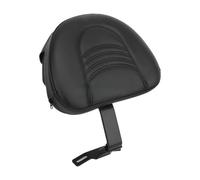 coussin dossier arrière Porte-bagages de moto chromé noir, coussin dossier passager pour Fatboy pour Heritage pour Softail 2007 - 2017
