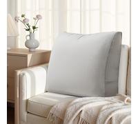 Coussin dossier pour lit - Coussin de lecture cale pour soutien du dos, coussin de soutien - Parfait pour le lit et le canapé - Coussin de lit confortable pour s'asseoir, velours amovible (gris)