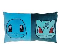 Coussin double face - Carré - POKEMON - Pikachu et Starter - Microfibre - 60 x 40 cm