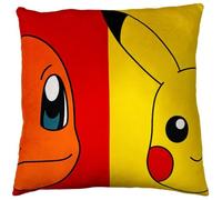 Coussin double face - Carré - POKEMON - Starter - Microfibre - 40 x 40 cm