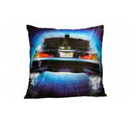 Coussin double face Retour vers le futur DeLorean Roads