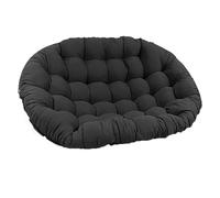 Coussin double Papasan d'extérieur imperméable, coussin de chaise Papasan, coussin de chaise Papasan épais, coussin Papasan uniquement, coussins de chaise à panier suspendu pour patio et jardin
