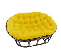 Coussin Double Papasan Extérieur,Coussin De Chaise Papasan,Coussins De Chaise De Panier Suspendus Coussins De Chaise De Jardin Imperméables Coussins De Chaise De Patio,Blanc,170 * 120cm(Taille:170 * 1