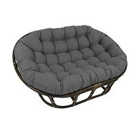 Coussin Double Papasan Extérieur,Coussin De Chaise Papasan,Coussins De Chaise De Panier Suspendus Coussins De Chaise De Jardin Imperméables Coussins De Chaise De Patio,Blanc,170 * 120cm(Taille:170 * 1