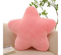 Coussin douillet en forme d'étoile pour enfant - Coussin décoratif pour coin douillet - En forme d'étoile - Doux et moelleux - Pour la décoration de la maison - Rose - 40 cm