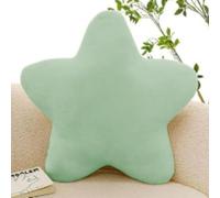 Coussin douillet en peluche pour enfant - Coussin décoratif pour coin douillet - En forme d'étoile - Doux et moelleux - Pour la décoration de la maison - Vert - 30 cm