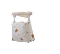 Coussin doux pour poussette avec sangles réglables - Lavable - Motif ours - Sac de landau - Coussin en coton respirant - Accessoires pour le confort de bébé