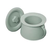 Coussin d'urgence, urinoir portable avec couvercle, 1,5 l, bouche large pour un nettoyage facile, fond plat stable pour éviter le basculement, parfait pour une utilisation , les voyages en